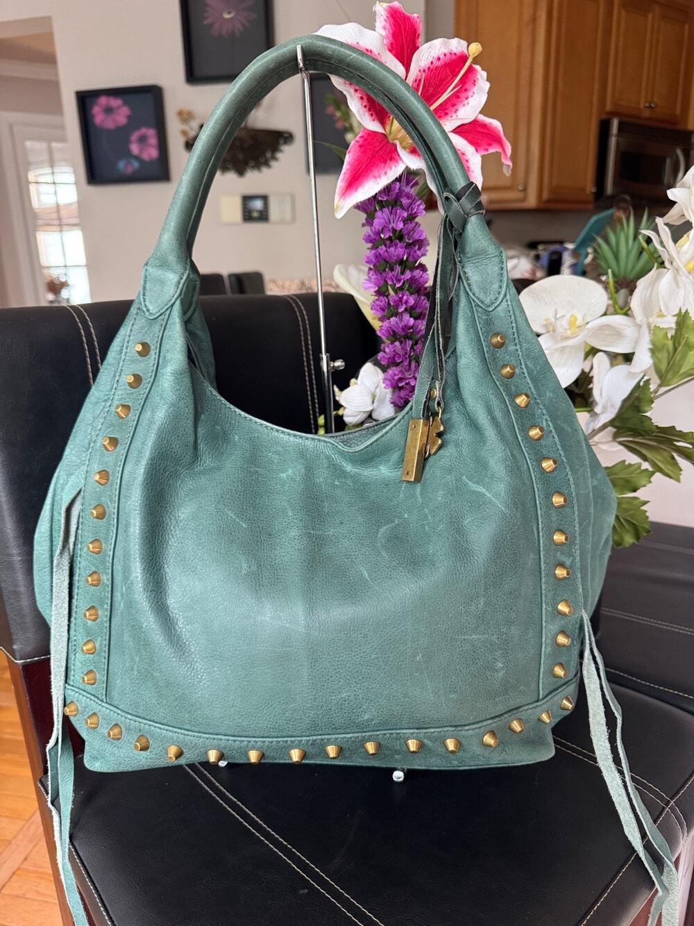 Lucky brand studs hobo GREEN (300